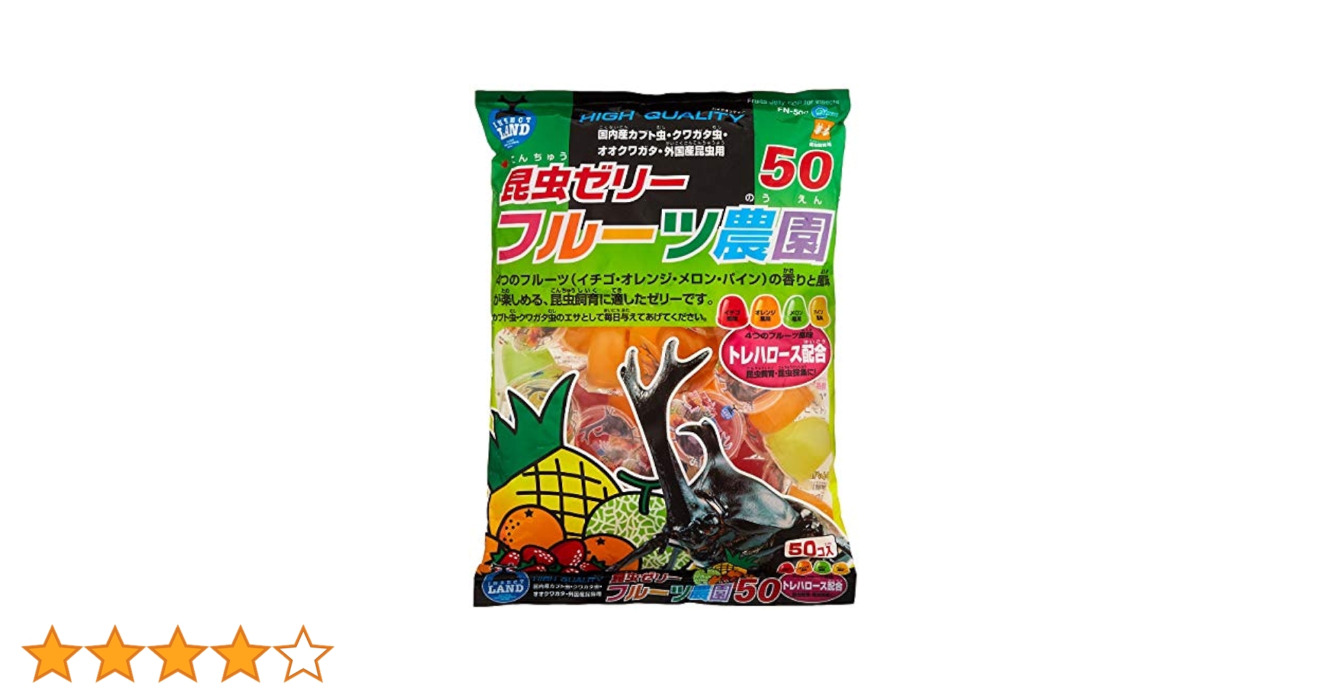 Amazon | インセクトランド 昆虫ゼリー 16g×50 FN-500 フルーツ